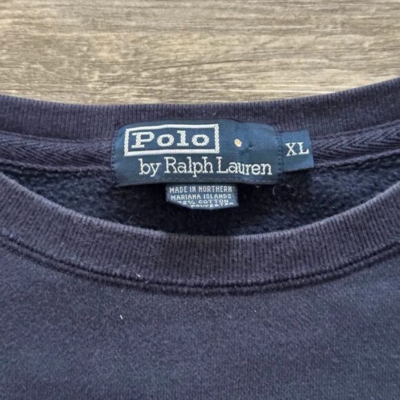 Vintage Polo Ralph Lauren Small Pony Sweatshirt Crewneck Size XL - Picture 3 of 5